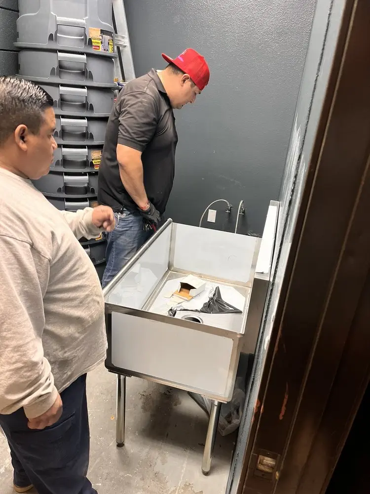 Commercial plumbing and sink installation in Jamesburg